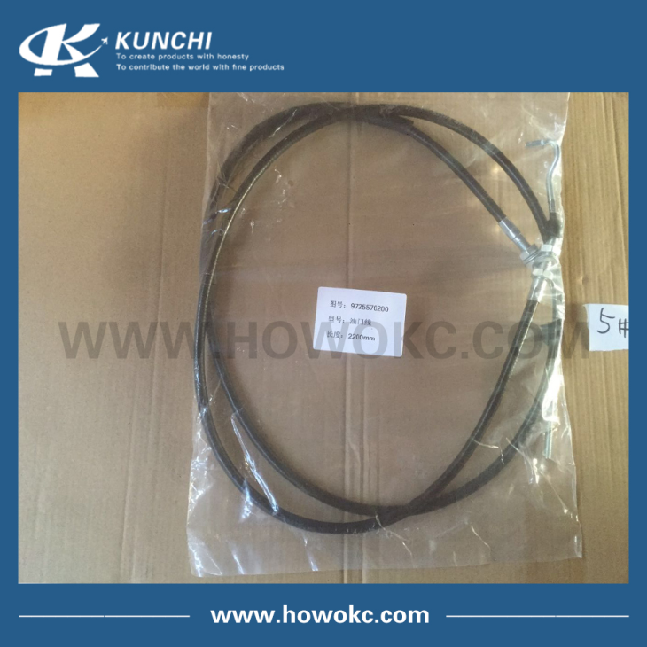 WG9725570200 Acceleratorkabel HOWO 08 Nylon