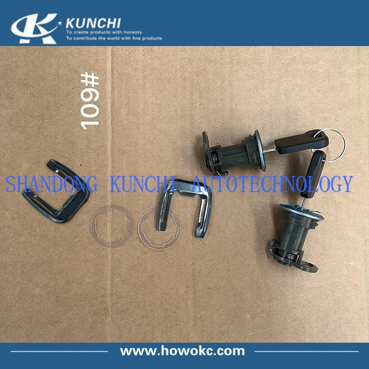 Sinotruk HOWO Truck Parts WG1642340008 WG1642340009 Door Lock Cylinder